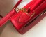 Hermes Kelly 25cm Retourne Bag in Red Clemence Leather with GHW