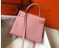 Hermes Kelly 28cm Retourne Bag in Pink Clemence Leather with GHW