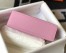 Hermes Kelly Pochette Clutch In Mauve Sylvestre Epsom Leather