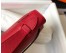 Hermes Kelly Pochette Clutch In Red Epsom Leather