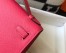 Hermes Kelly Pochette Clutch In Rose Lipstick Epsom Leather