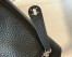Hermes Lindy Mini Bag in Black Clemence Leather with PHW