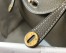Hermes Lindy Mini Bag in Taupe Clemence Leather with GHW
