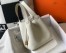 Hermes Picotin Lock 12 Bag in Craie Clemence Leather with GHW