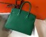 Hermes Birkin 30cm Bag in Malachite Clemence Leather with GHW