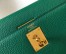 Hermes Kelly 28cm Retourne Bag in Malachite Clemence Leather with GHW