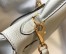 Hermes Kelly 32cm Retourne Bag in Pearl Grey Clemence Leather with GHW