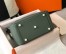 Hermes Lindy 26cm Bag in Vert Amande Clemence Leather with GHW