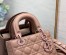 Dior Small Lady Dior My ABCDior Bag In Blush Ultramatte Calfskin