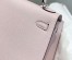 Hermes Kelly 28cm Sellier Bag in Mauve Pale Epsom Leather with PHW