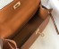Hermes Kelly Pochette Clutch In Gold Epsom Leather