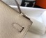 Hermes Kelly Pochette Clutch In Gris Tourterelle Epsom Leather
