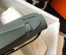 Hermes Kelly Pochette Clutch In Vert Amande Epsom Leather