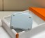Hermes Picotin Lock 12 Bag in Blue Brume Clemence Leather with GHW