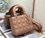 Dior Small Lady Dior My ABCDior Bag In Blush Ultramatte Calfskin