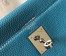 Hermes Kelly 25cm Retourne Bag in Blue Jean Clemence Leather with PHW