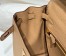 Hermes Kelly 25cm Retourne Bag in Chai Clemence Leather with GHW