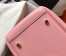 Hermes Lindy 26cm Bag in Pink Clemence Leather with GHW