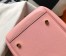 Hermes Lindy 30cm Bag in Pink Clemence Leather with GHW