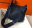 Hermes Evelyne III 29 Bag in Dark Blue Clemence Leather