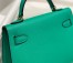 Hermes Kelly Mini II Sellier Bag in Vert Jade Epsom Leather
