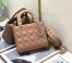 Dior Small Lady Dior My ABCDior Bag In Blush Ultramatte Calfskin