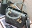 Dior Lady Dior Medium Bag in Grey Cannage Lambskin