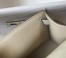 Hermes Kelly Pochette Clutch In Craie Epsom Leather