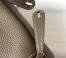 Hermes Lindy Mini Bag in Taupe Clemence Leather with PHW