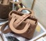 Dior Small Lady Dior My ABCDior Bag In Blush Ultramatte Calfskin