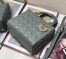 Dior Lady Dior Medium Bag in Grey Cannage Lambskin