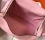 Hermes Lindy 26cm Bag in Pink Clemence Leather with GHW