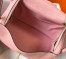 Hermes Lindy 30cm Bag in Pink Clemence Leather with GHW