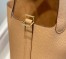 Hermes Picotin Lock 18 Bag in Chai Clemence Leather with GHW