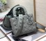 Dior Small Lady Dior My ABCDior Bag In Grey Ultramatte Calfskin