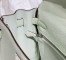 Hermes Kelly 25cm Retourne Bag in Vert Fizz Clemence Leather with GHW