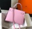 Hermes Kelly 28cm Sellier Bag in Mauve Sylvestre Epsom Leather with GHW