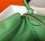 Hermes Lindy 26cm Bag in Vert Cypres Clemence Leather with GHW
