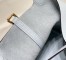 Hermes Picotin Lock 18 Bag in Blue Brume Clemence Leather with GHW