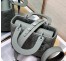 Dior Small Lady Dior My ABCDior Bag In Grey Ultramatte Calfskin