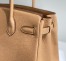 Hermes Birkin 30cm Bag in Chai Clemence Leather with GHW