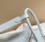 Hermes Lindy 30cm Bag in Blue Brume Clemence Leather with GHW
