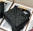 Dior Small Lady Dior My ABCDior Bag In Black Ultramatte Calfskin