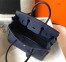 Hermes Birkin 30cm Bag in Dark Blue Clemence Leather with GHW