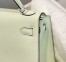 Hermes Kelly 25cm Sellier Bag in Vert Fizz Epsom Leather with PHW