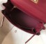 Hermes Kelly 28cm Retourne Bag in Bordeaux Clemence Leather with GHW
