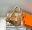 Hermes Lindy 26cm Bag in Chai Clemence Leather with GHW
