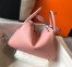 Hermes Lindy 30cm Bag in Pink Clemence Leather with GHW