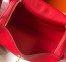 Hermes Lindy 30cm Bag in Red Clemence Leather with GHW