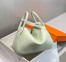 Hermes Lindy 30cm Bag in Vert Fizz Clemence Leather with PHW